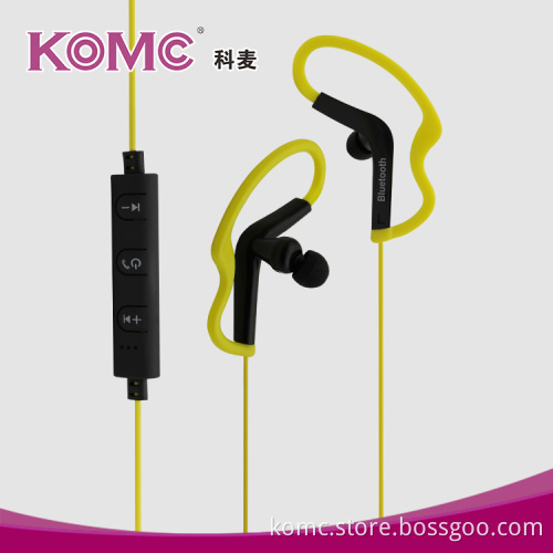 Bluetooth Headphones Earhook Stereo Sport Sweatproof Noise Cancelling Earbuds with Mic Magnet Attraction for Running